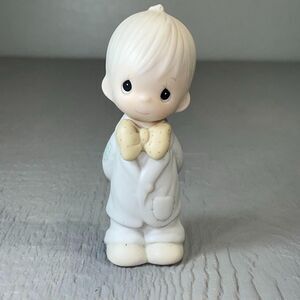 Vtg 1983 Precious Moments Best Man Groom Wedding Figurine Bow Tie E-2837